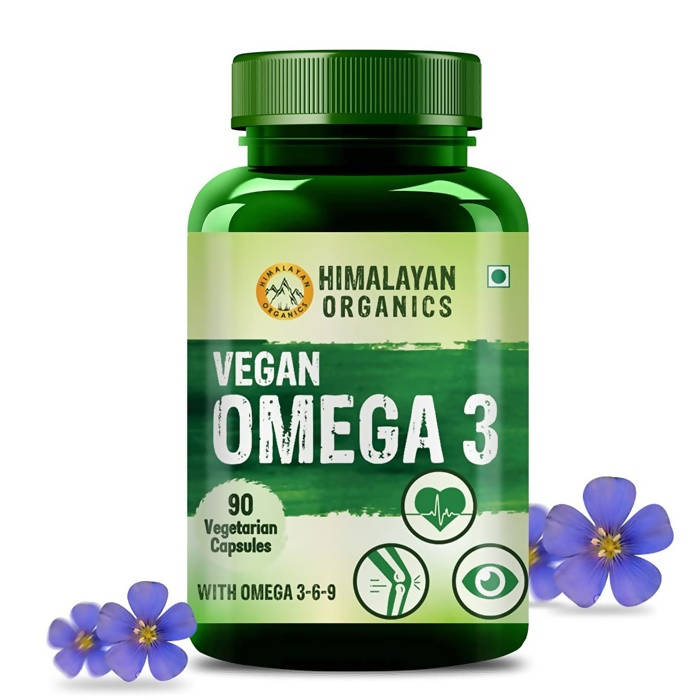 Himalayan Organics Vegan Omega 3 Vegetarian Capsules | Grocsy