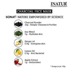 Inatur Charcoal Face Mask For Men | Grocsy