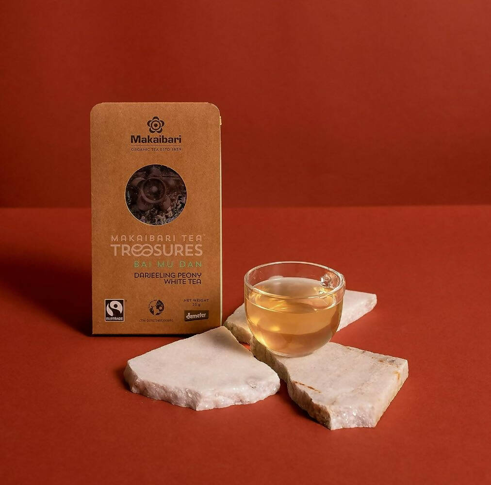 Makaibari Treasures Bai Mu Dan Darjeeling Peony White Tea | Grocsy