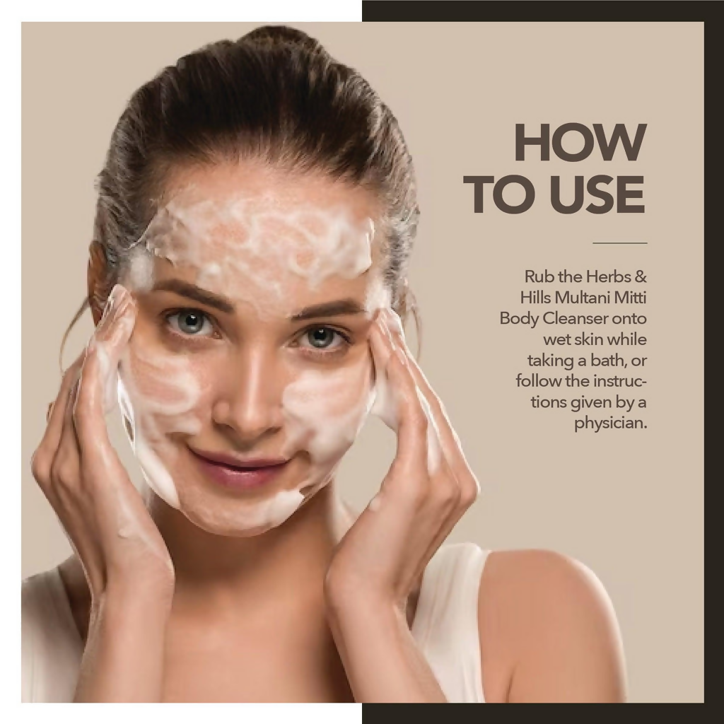 Herbs & Hills Multani Mitti Body Cleanser | Grocsy