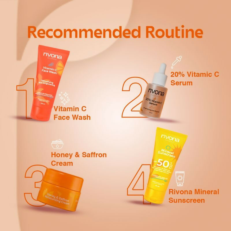 Rivona Naturals Honey And Saffron Face Moisturizing Cream | Grocsy