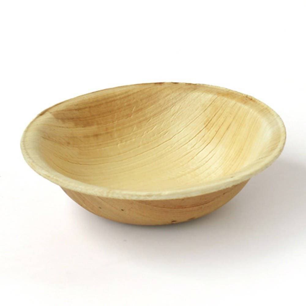 Eco Friendly Areca Leaf 4" Round Bowl | Grocsy
