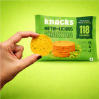 Knacks Coin Khakhra Crisps - Methi-Licious Flavour | Grocsy