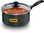 Hawkins Futura Non-stick Sauce Pan 20 cm Diameter with Lid 3 L (NS30G) | Grocsy