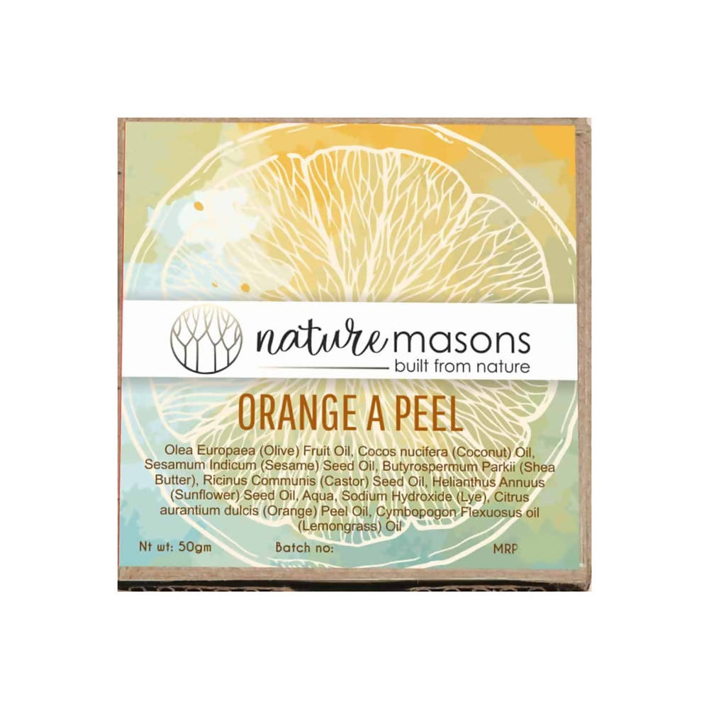 Nature Masons Orange A Peel Soap | Grocsy
