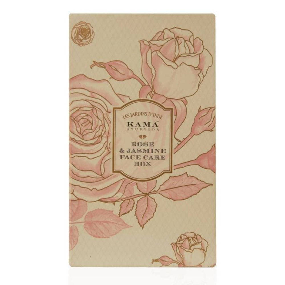 Kama Ayurveda Rose & Jasmine Face Care Gift Box | Grocsy