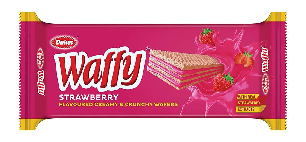 Dukes Waffy Biscuits Strawberry | Grocsy