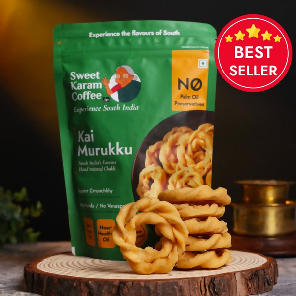 Sweet Karam Coffee Kai Murukku (Chakli) | Grocsy