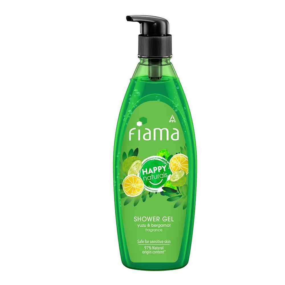 Fiama Happy Naturals Shower Gel With Yuzu And Bergamot | Grocsy