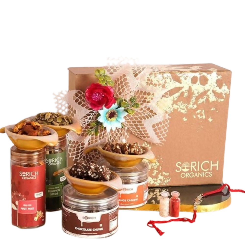 Sorich Organics Rakhi Indulgence Gift Box | Grocsy