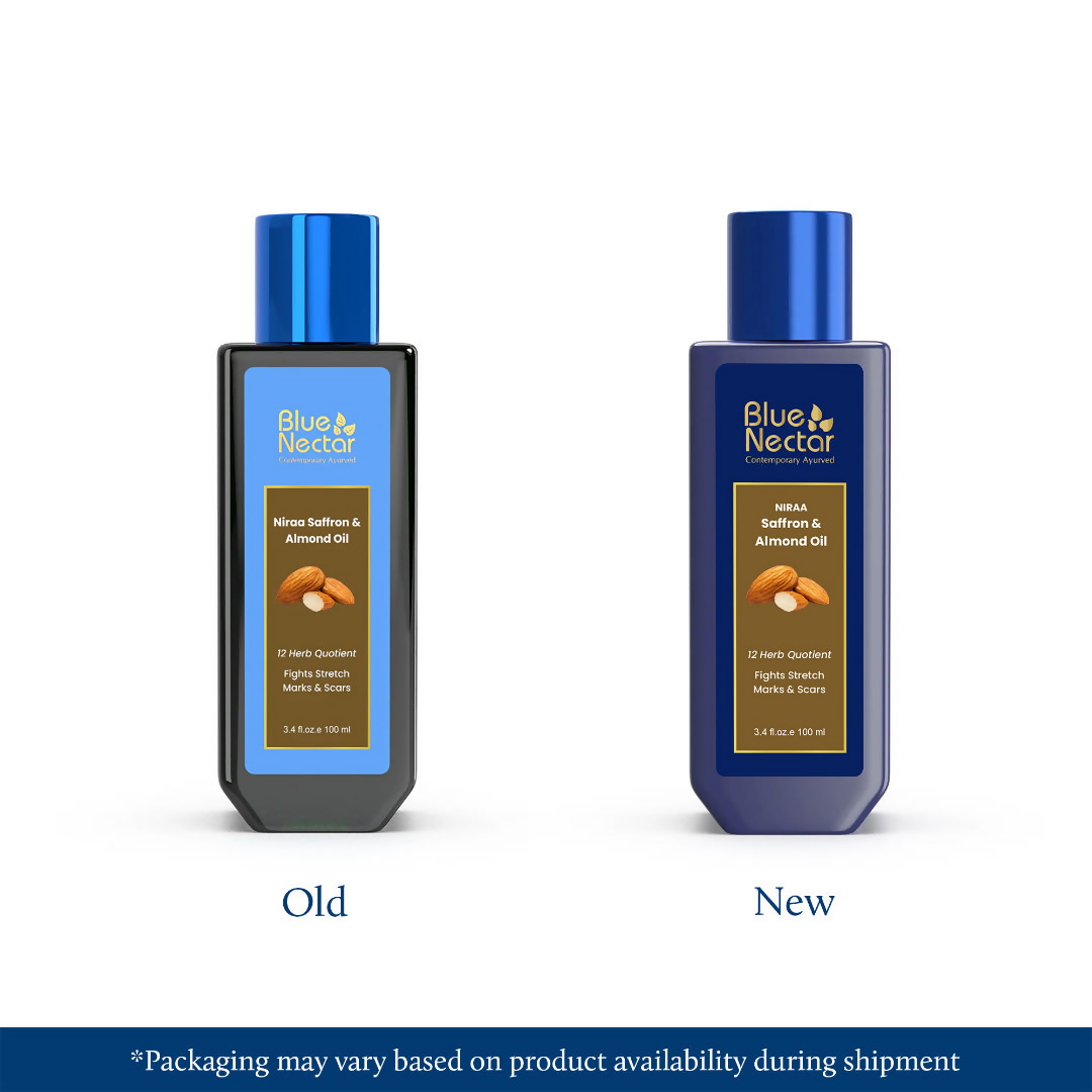 Blue Nectar Saffron & Almond Oil | Grocsy
