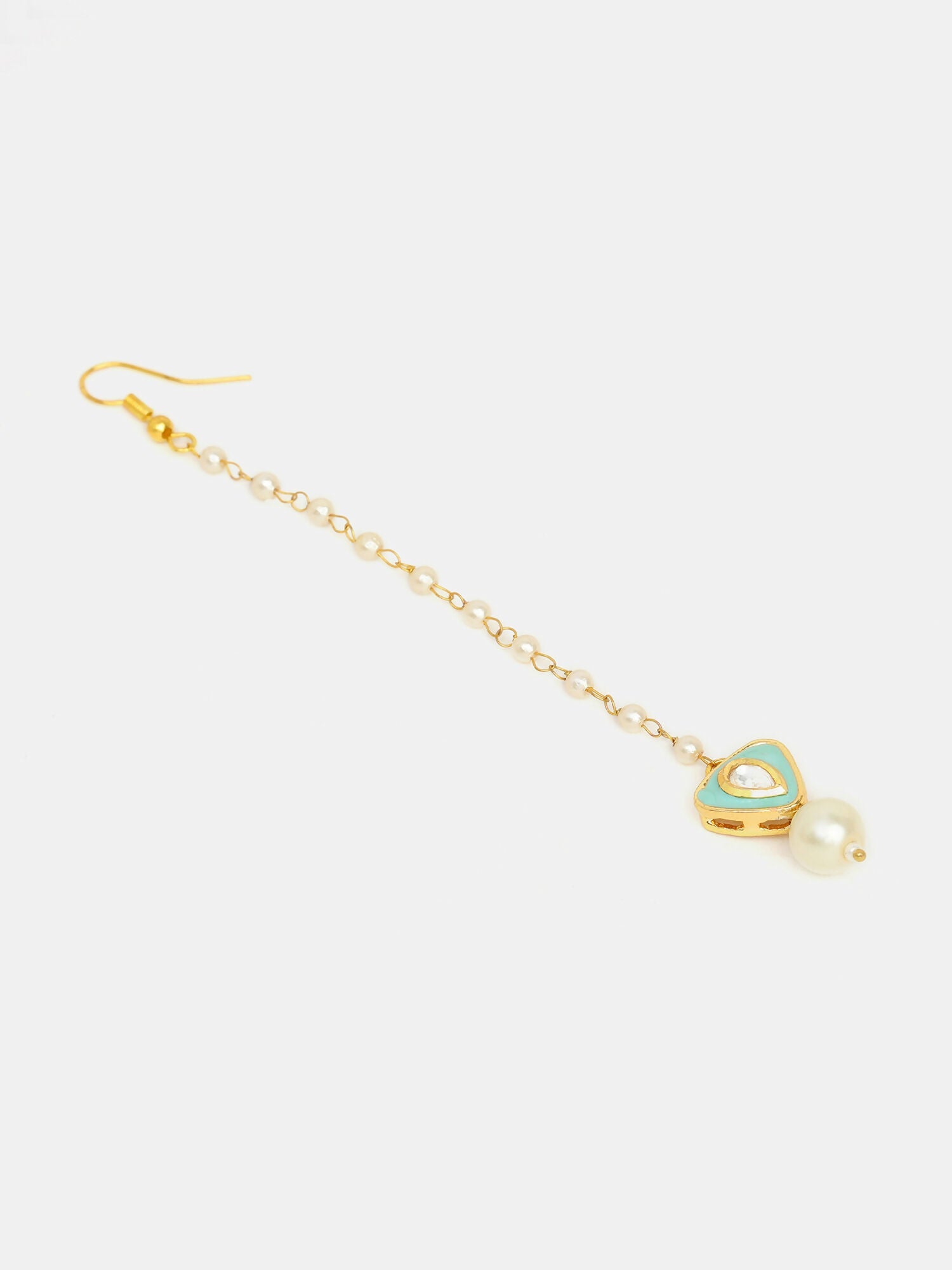 Ruby Raang Saanjh Pearl Tikka Set | Grocsy
