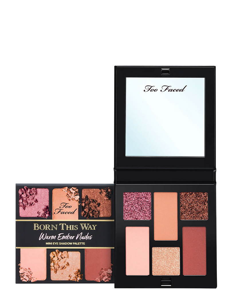 Too Faced Born This Way Nude Mini Eye Shadow Palette - Warm Ember Nudes | Grocsy
