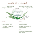 The Secret Hair Care Ahuta Absolute Aloevera Gel | Grocsy