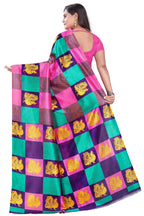 Vamika Pink Printed Art Silk Saree | Grocsy