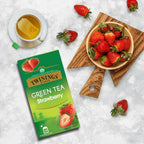 Twinings Green Tea Strawberry Teabags | Grocsy