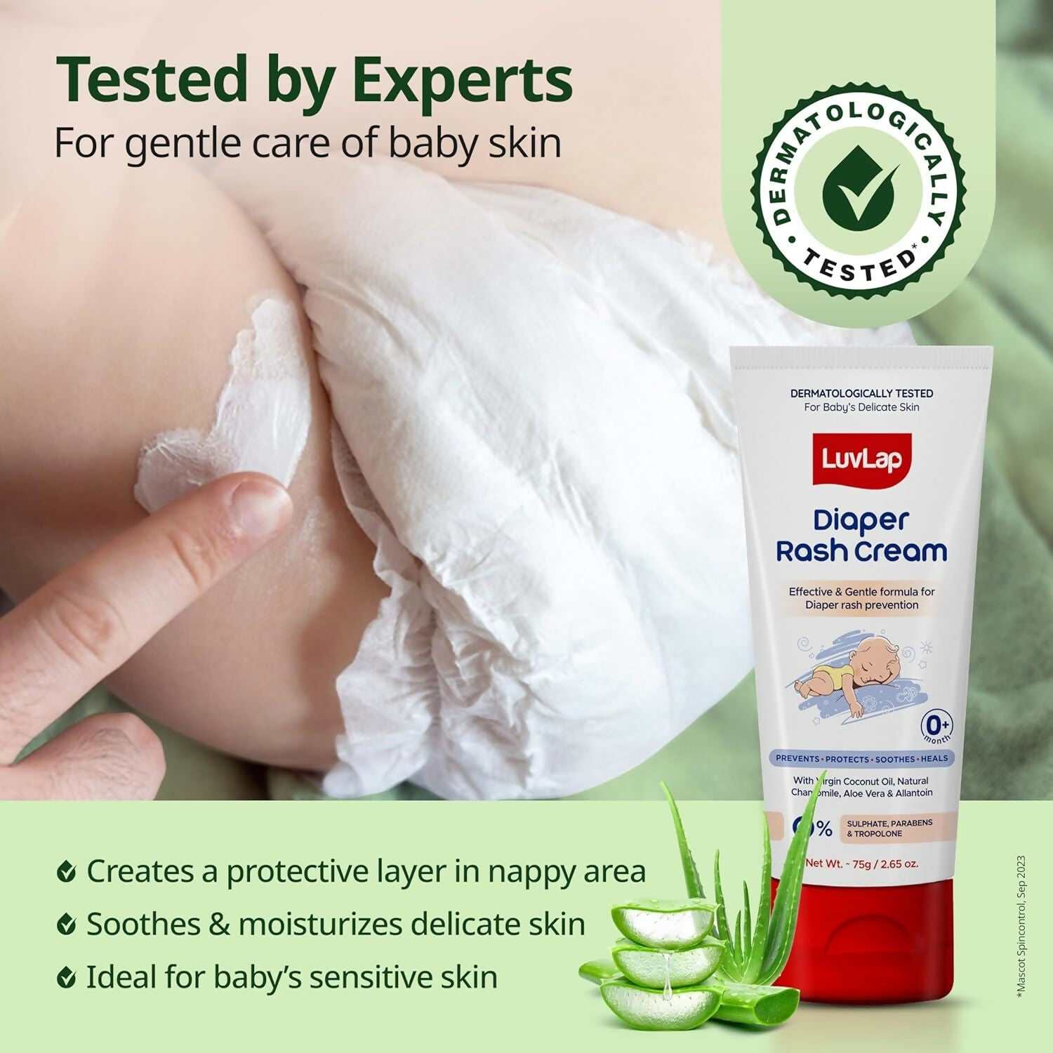 LuvLap Baby Diaper Rash Cream | Grocsy