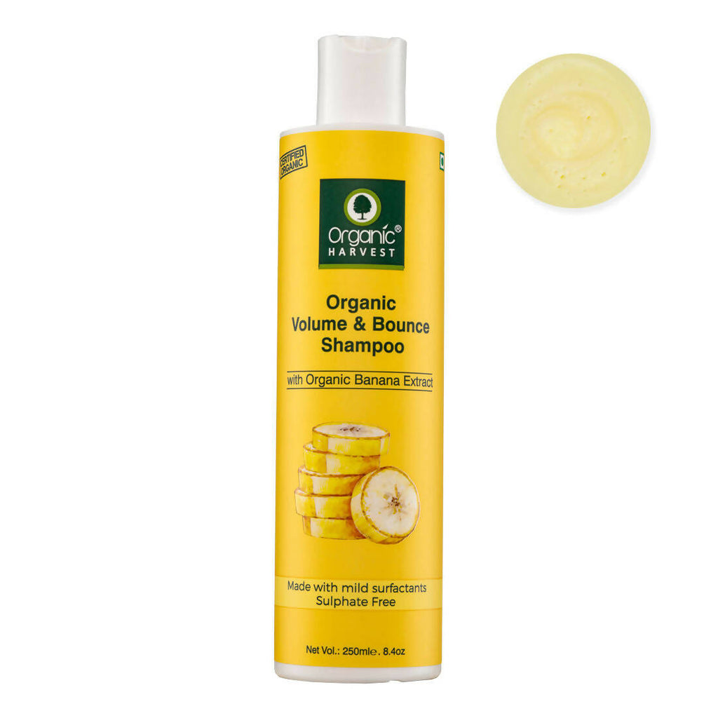 Organic Harvest Organic Volume & Bounce Shampoo With Organic Banana Extract | Grocsy