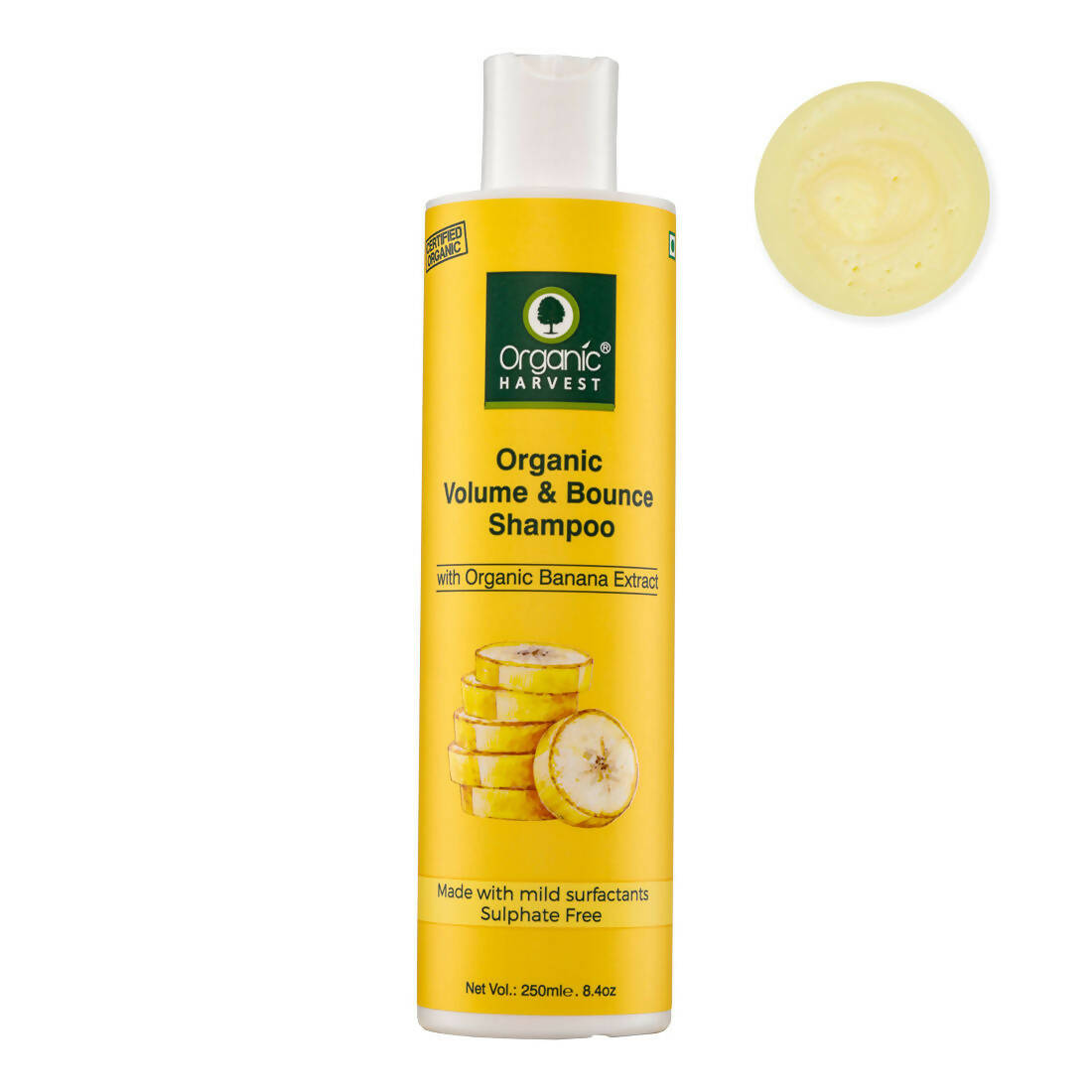 Organic Harvest Organic Volume & Bounce Shampoo With Organic Banana Extract | Grocsy