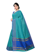 Vamika Cotton Silk Manipuri Rama Weaving Saree (Manipuri Rama) | Grocsy