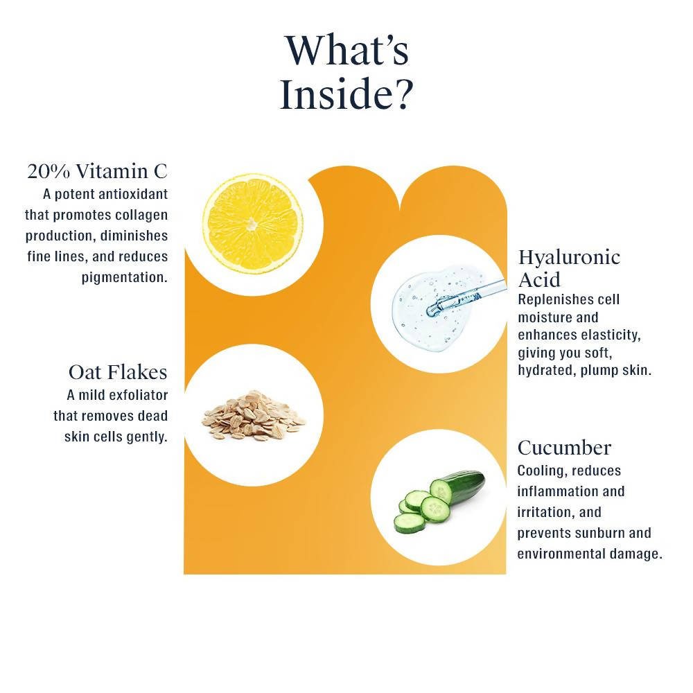 Arata Vitamin C Overnight Face Regime | Grocsy