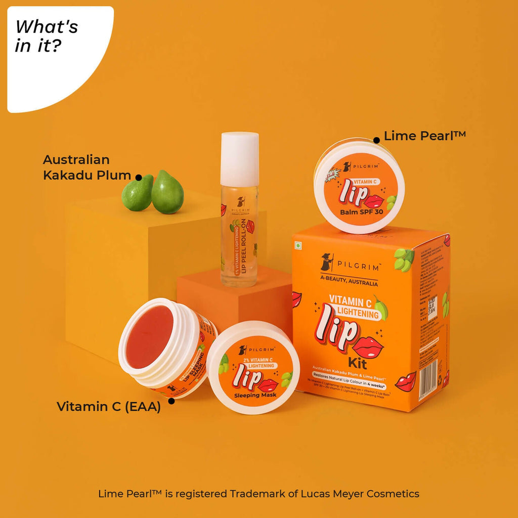 Pilgrim Vitamin C Lip Lightening Kit | Grocsy