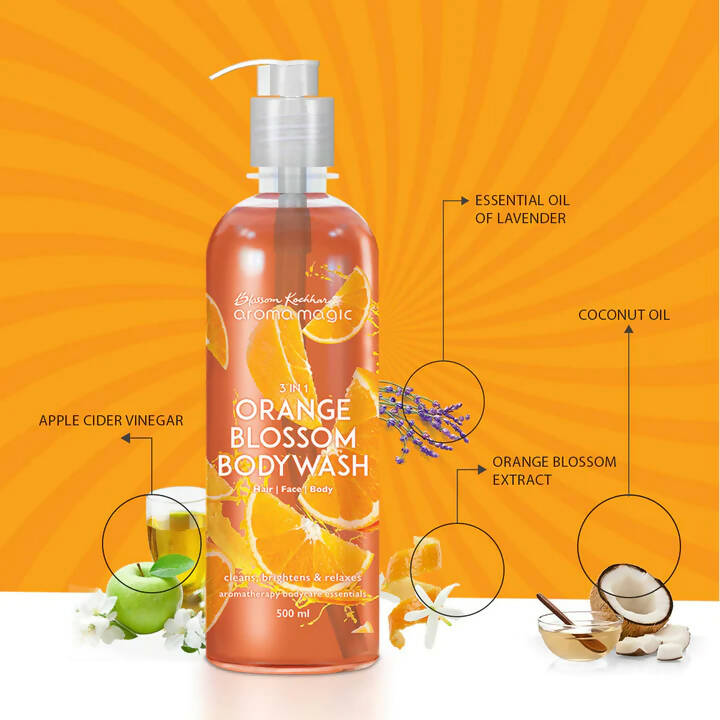 Blossom Kochhar Aroma Magic 3In1 Orange Blossom Bodywash | Grocsy