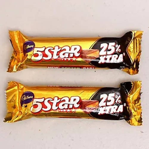 Enticing Ganesha Rakhi & Cadbury 5 Star | Grocsy