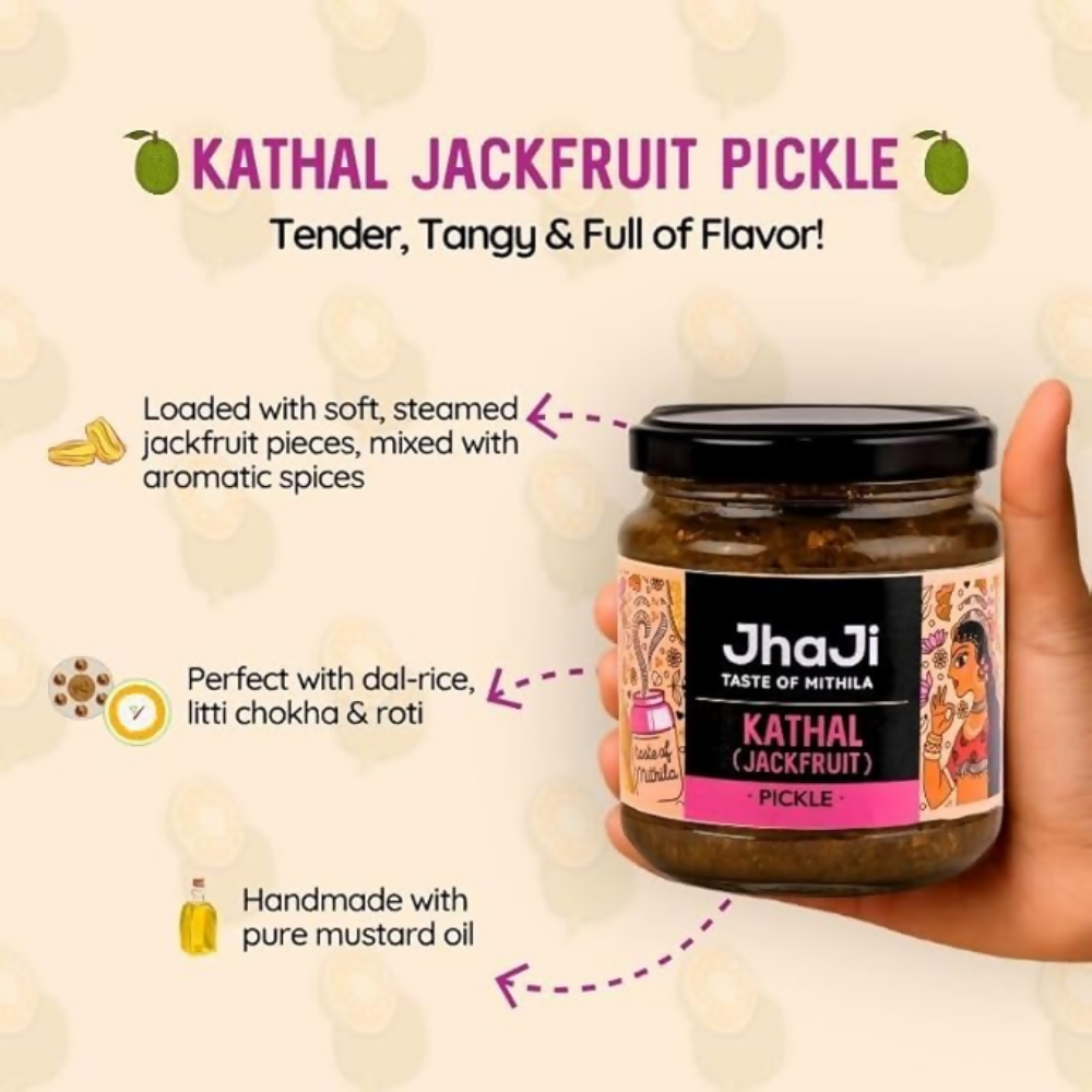 Jhaji Store Homemade Kathal ka Achar (Jackfruit) Pickle | Grocsy