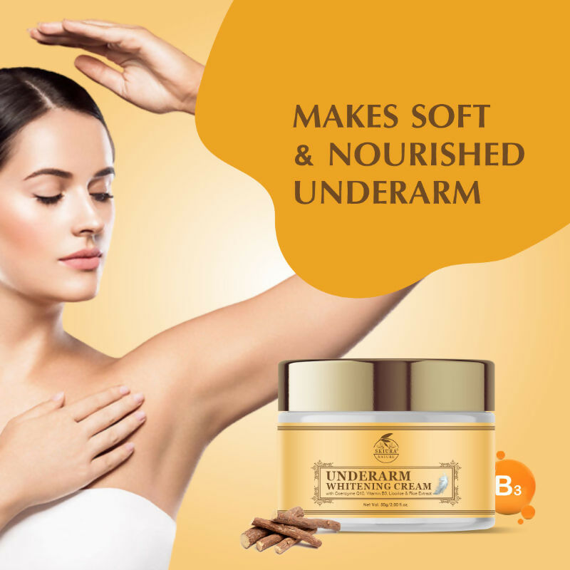 Skiura Nature Dark Underarm Skin Whitening Cream | Grocsy