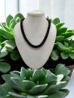 Inhanns Noor-E-Jalwa – Handmade Crystal Bead Necklace -Adjustable - Black Only Necklace | Grocsy
