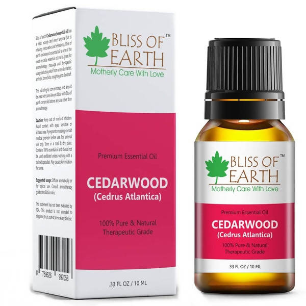 Bliss of Earth Premium Essential Oil Cedarwood | Grocsy