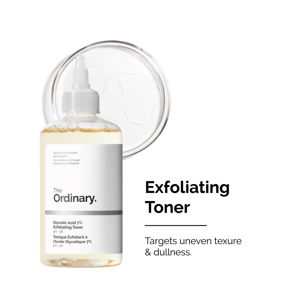 The Ordinary Glycolic Acid 7% Exfoliating Mini Toner | Grocsy