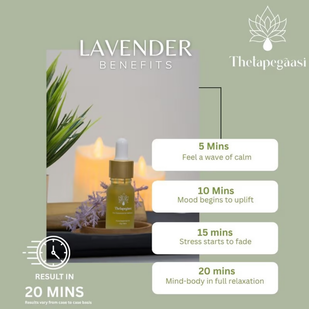 Thetapegaasi Lavender Pure Essential Oil Roll-On | Grocsy