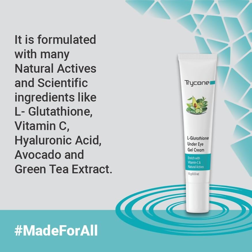 Trycone L- Glutathione Under Eye Gel Cream | Grocsy