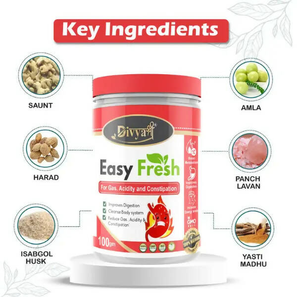 Divya Shree Easy Fresh for Gas, Acidity and Constipation Powder | Grocsy