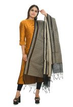 Mominos Fashion Moeza Beautiful Handloom Cotton Black Dupatta | Grocsy