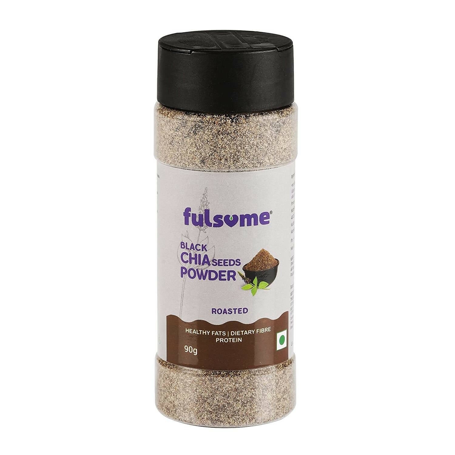 Fulsome Black Chia Seeds Powder (Roasted) | Grocsy
