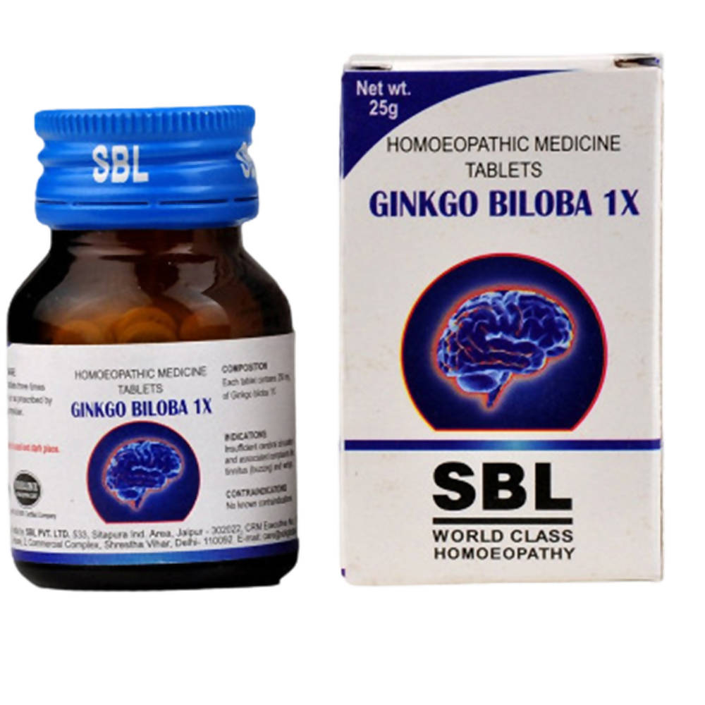 SBL Homeopathy Ginkgo Biloba Tablets | Grocsy