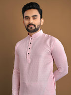Mens Silk Kurta With Pajama For Wedding Party Wear by Infinity Export | Grocsy
