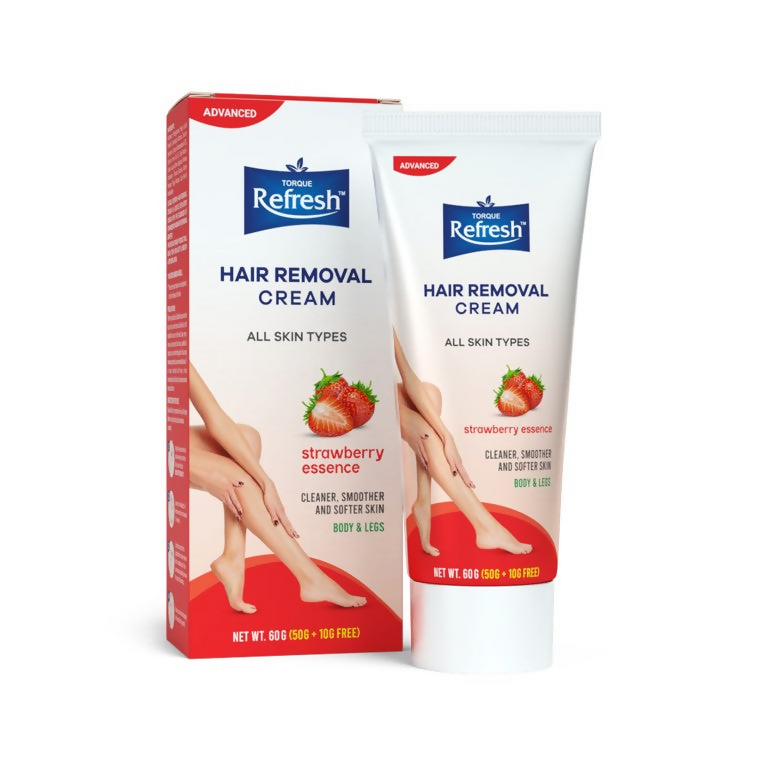 Torque's Refresh Hair Removal Cream With Strawberry | Grocsy