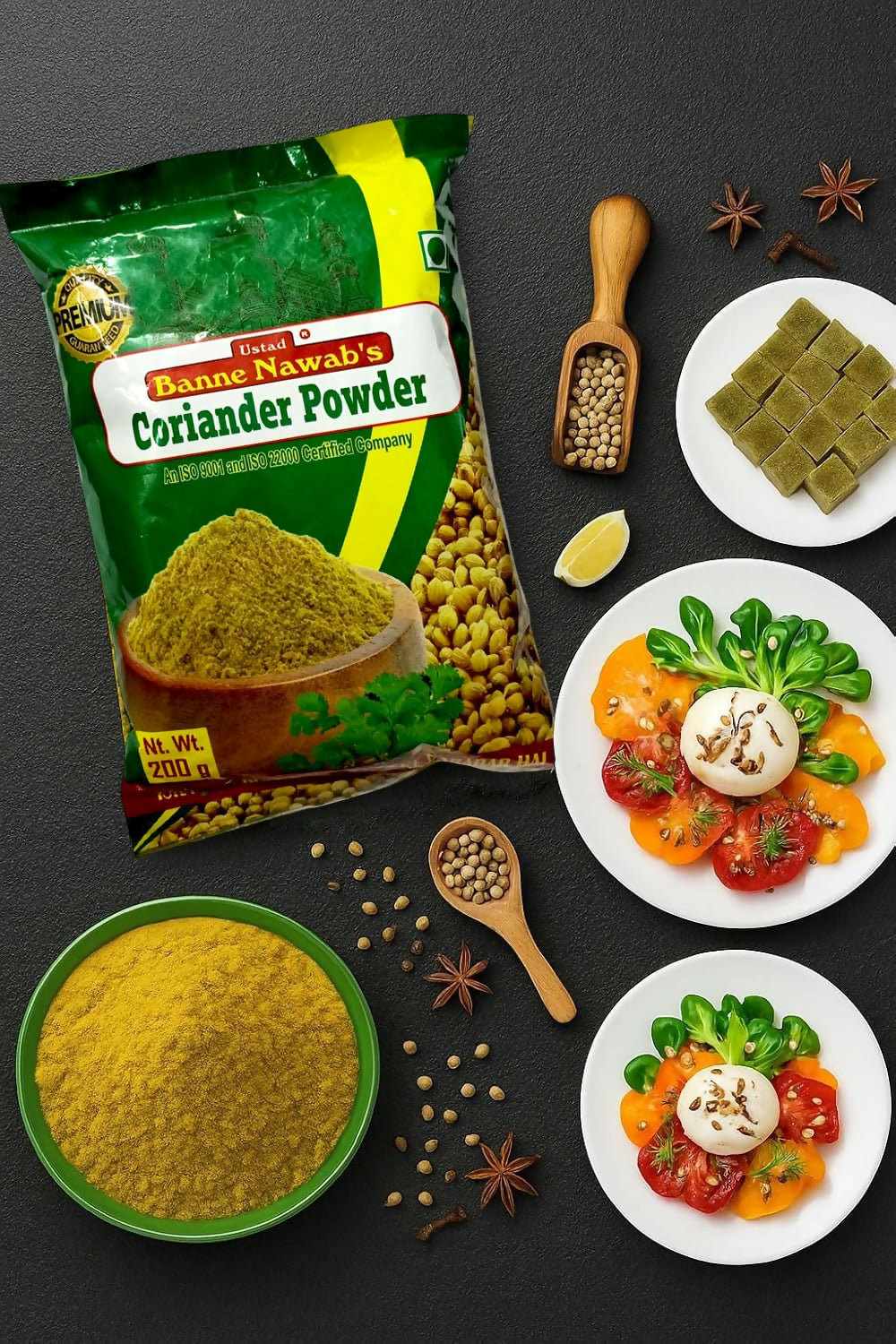 Ustad Banne Nawab's Coriander Powder | Grocsy