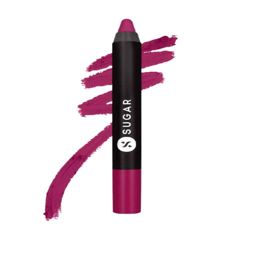 Sugar Matte As Hell Crayon Lipstick - Rose Tyler (Deep Rose) | Grocsy