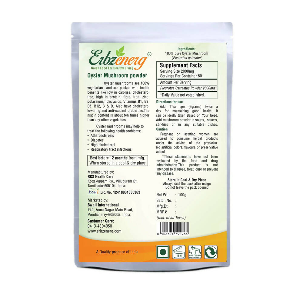 Erbzenerg Mushroom Powder | Grocsy