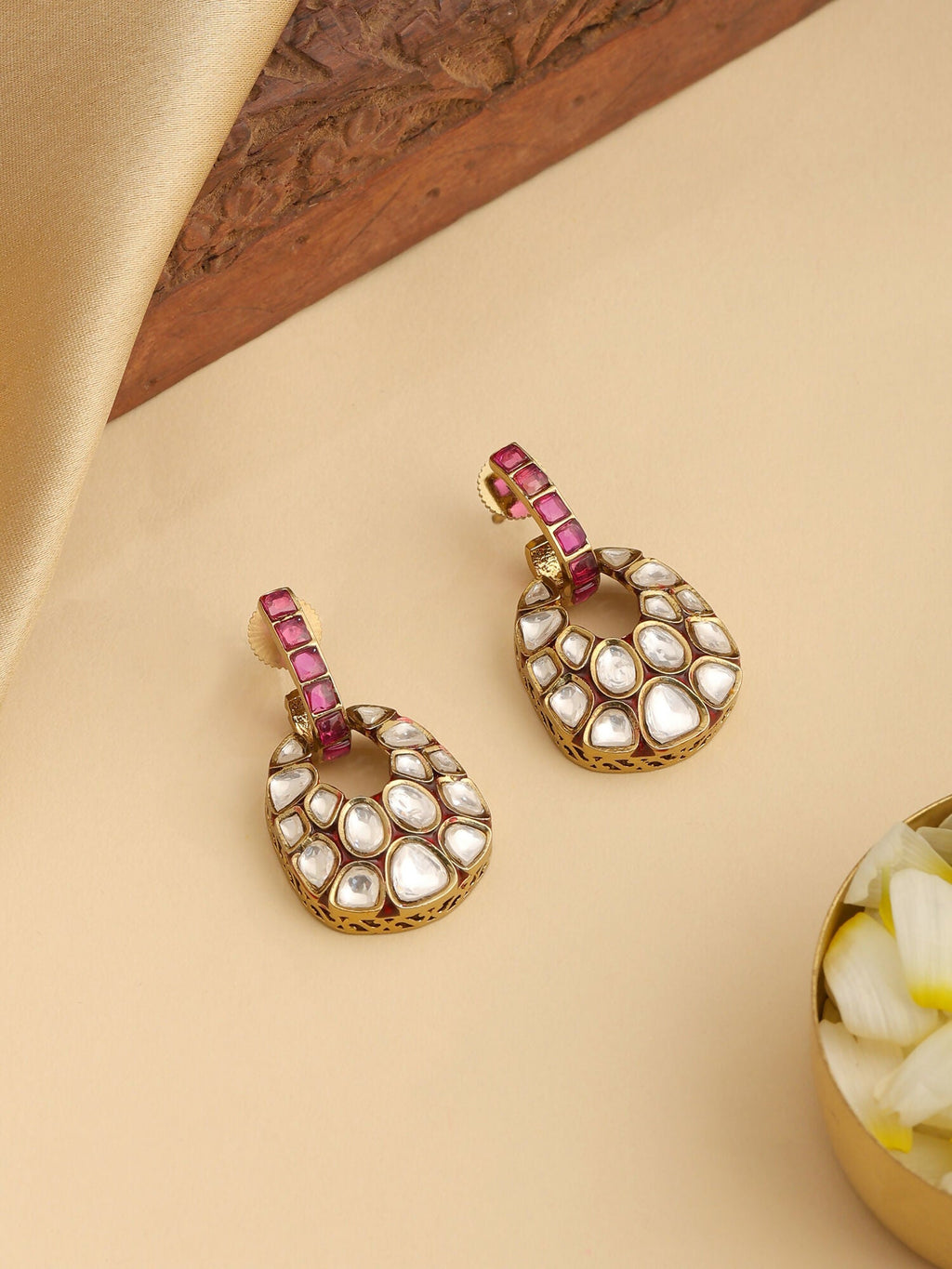 Ruby Raang Sparkle Earrings | Grocsy
