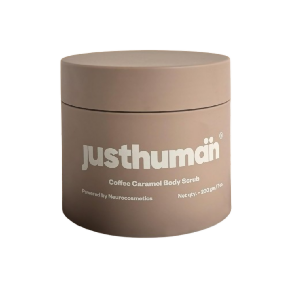 JustHuman Coffee Caramel Body Scrub | Grocsy