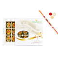 Ghasitaram Assorted Mawa Peda With Pearl Beads Rakhi | Grocsy