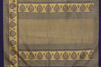Vamika Navy Blue Printed Art Silk Saree | Grocsy