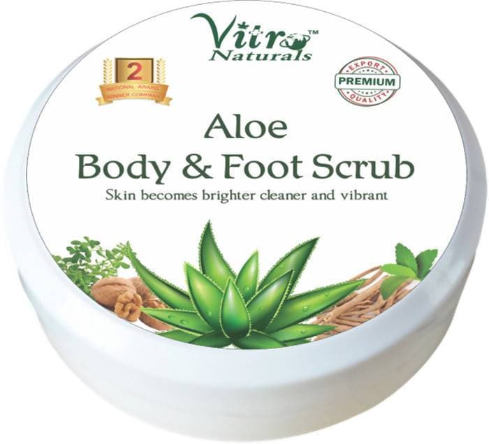 Vitro Naturals Aloe Body & Foot Scrub | Grocsy