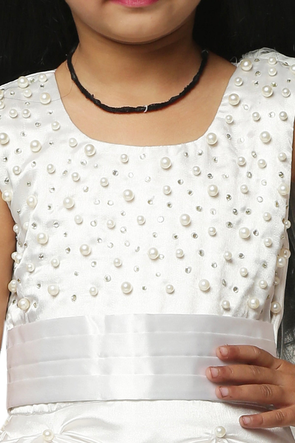Asmaani Kids Party Wear Stylish Dresses, Perfect for Parties, Functions & Vacations - White | Grocsy